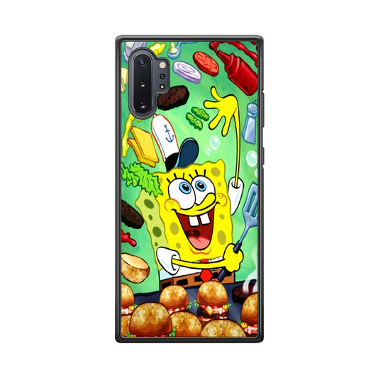 Spongebob Chef job Samsung Galaxy Note 10 Plus Case