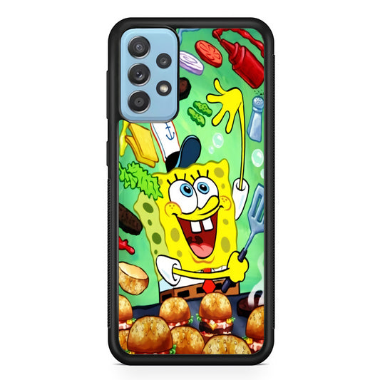 Spongebob Chef job Samsung Galaxy A72 Case