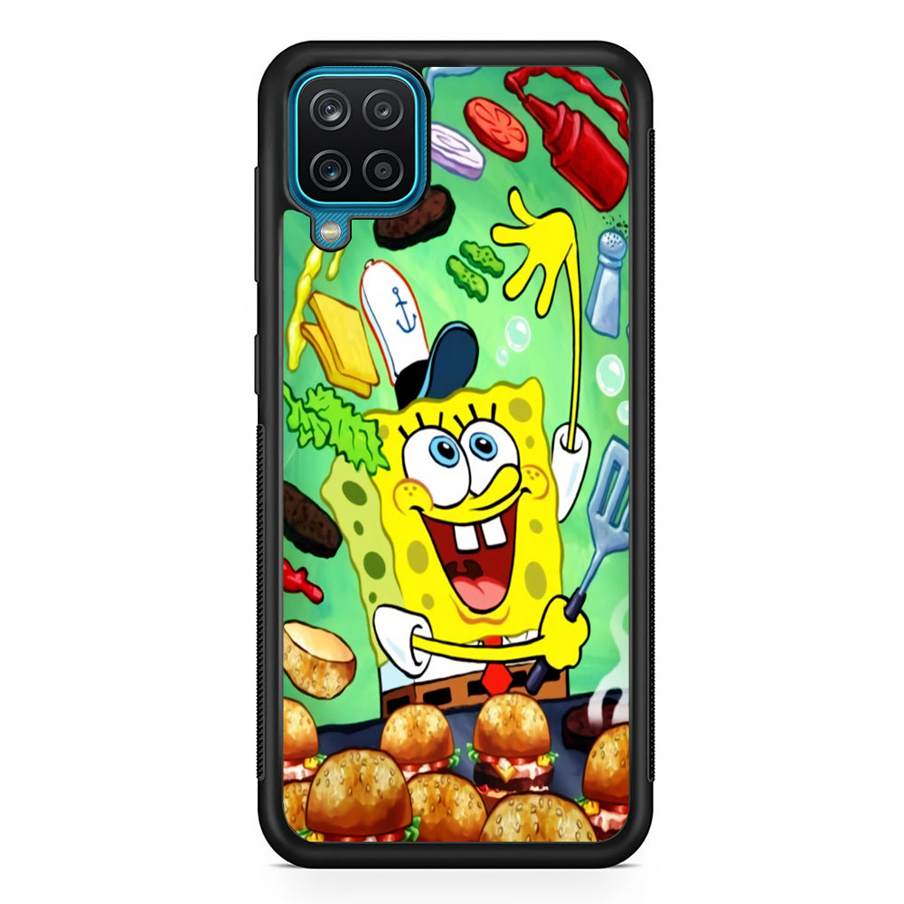 Spongebob Chef job Samsung Galaxy A12 Case