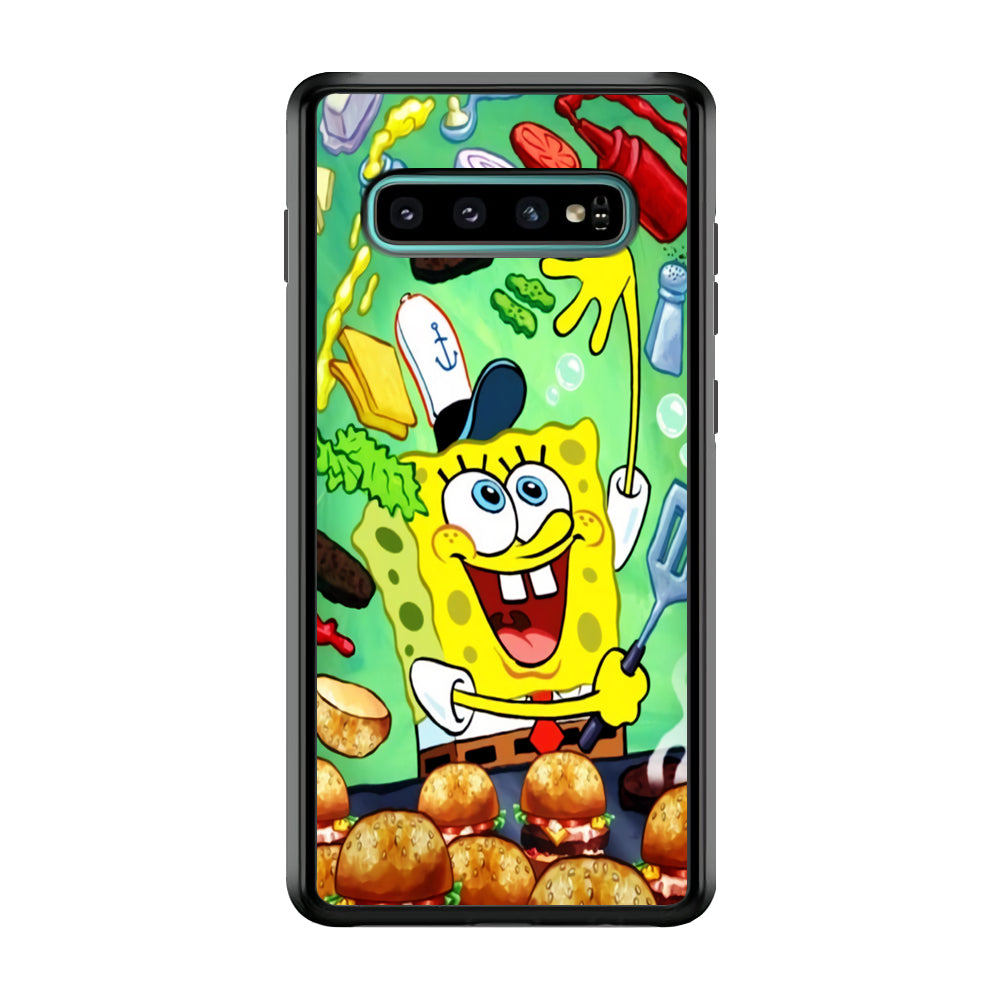 Spongebob Chef job Samsung Galaxy S10 Case