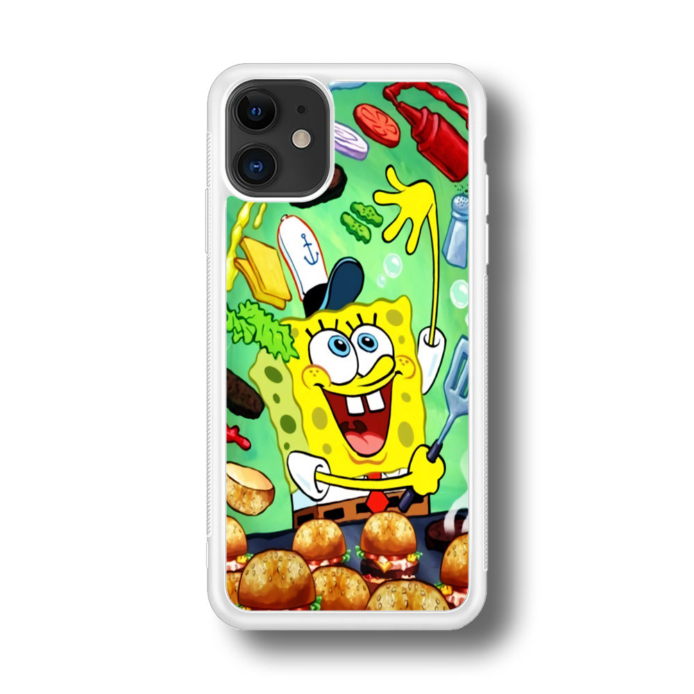 Spongebob Chef job iPhone 11 Case