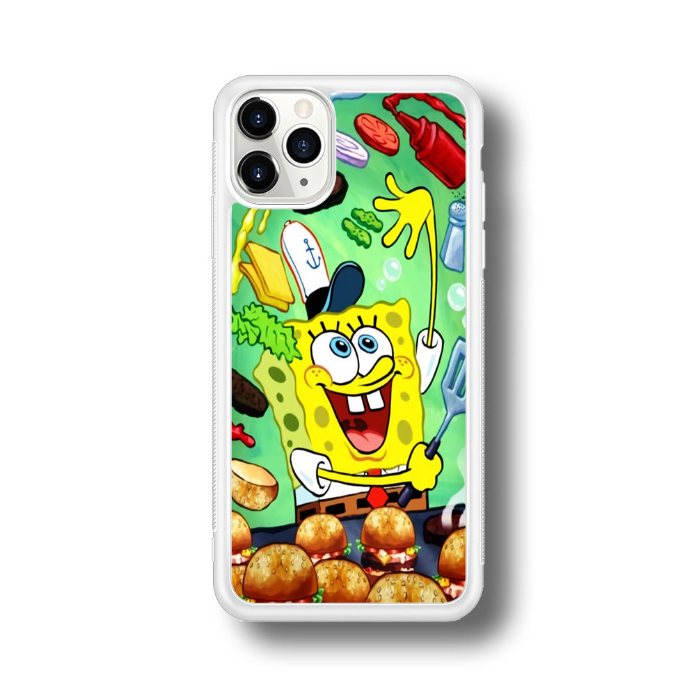 Spongebob Chef job iPhone 11 Pro Case