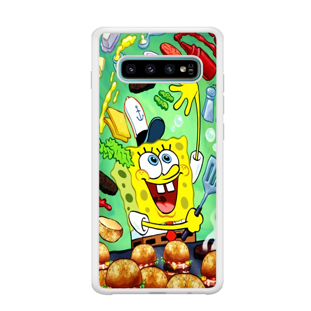 Spongebob Chef job Samsung Galaxy S10 Case