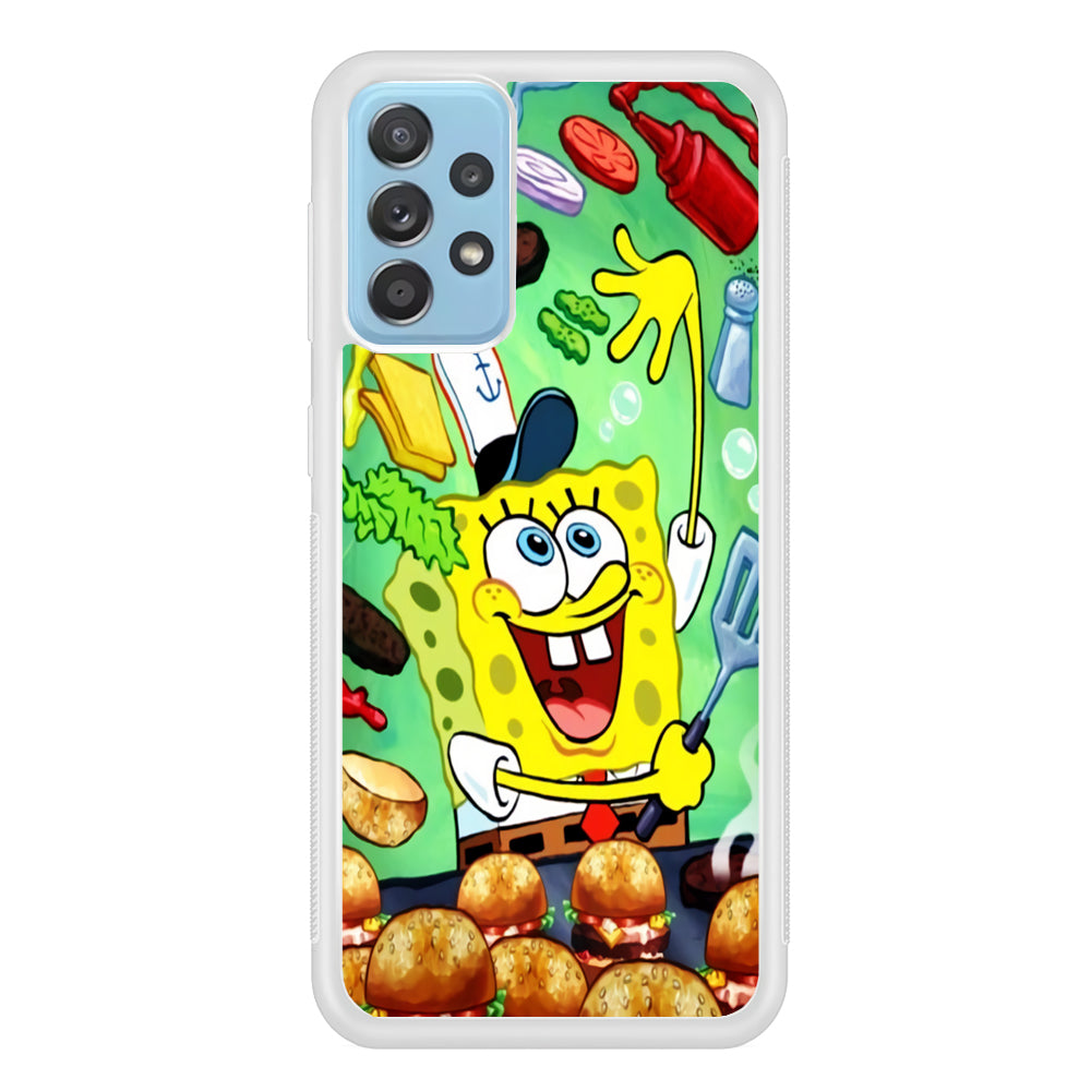 Spongebob Chef job Samsung Galaxy A72 Case