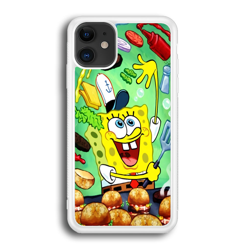 Spongebob Chef job iPhone 12 Case