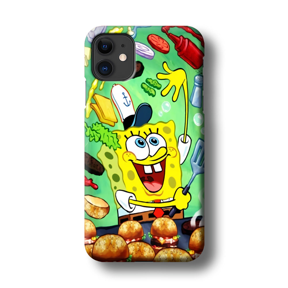 Spongebob Chef job iPhone 11 Case