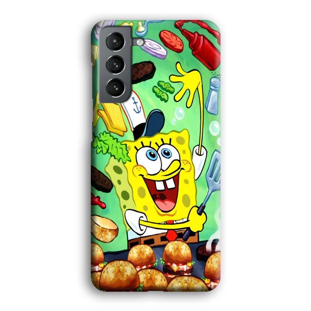 Spongebob Chef job Samsung Galaxy S21 Case