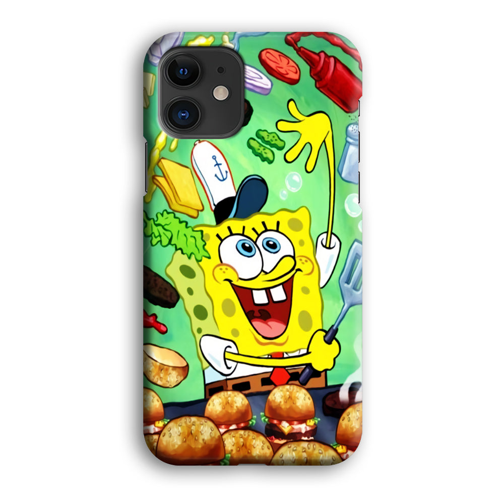 Spongebob Chef job iPhone 12 Case