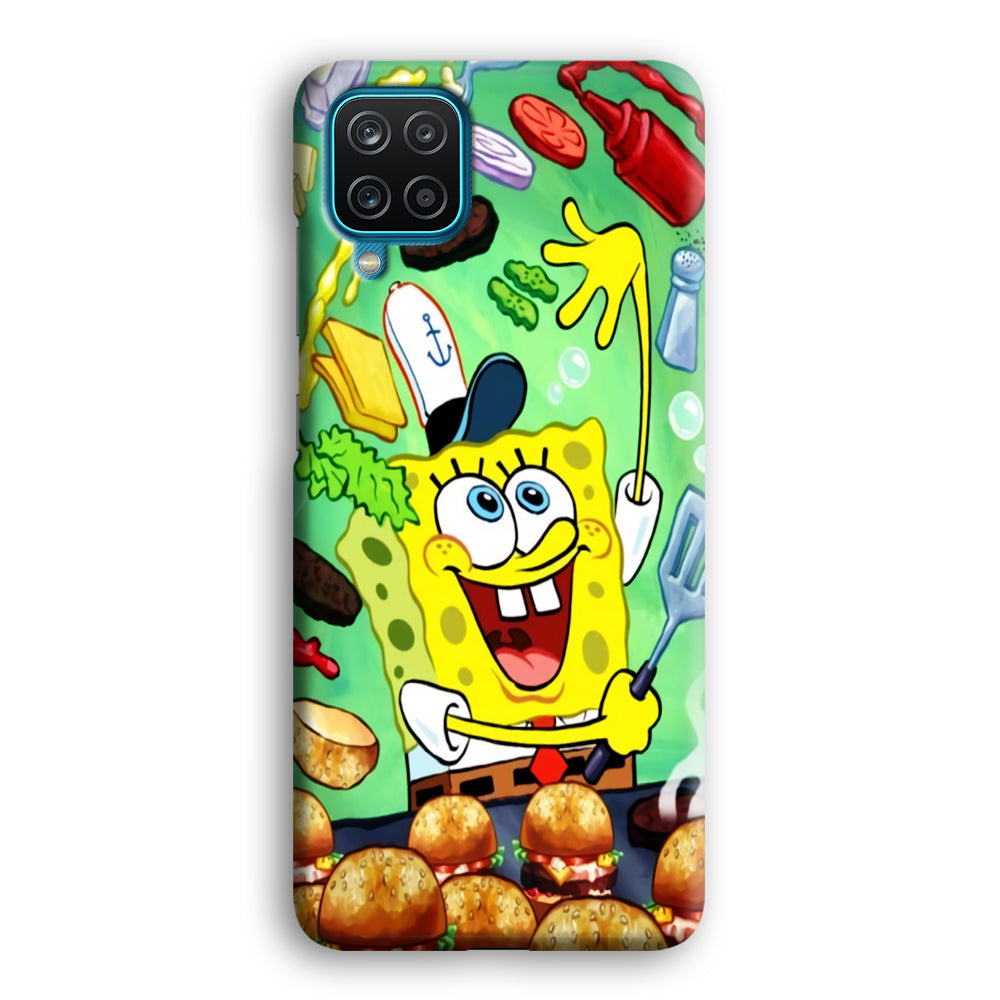 Spongebob Chef job Samsung Galaxy A12 Case