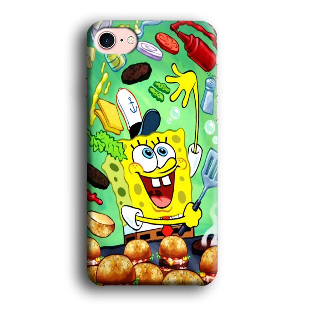 Spongebob Chef job iPhone 7 Case