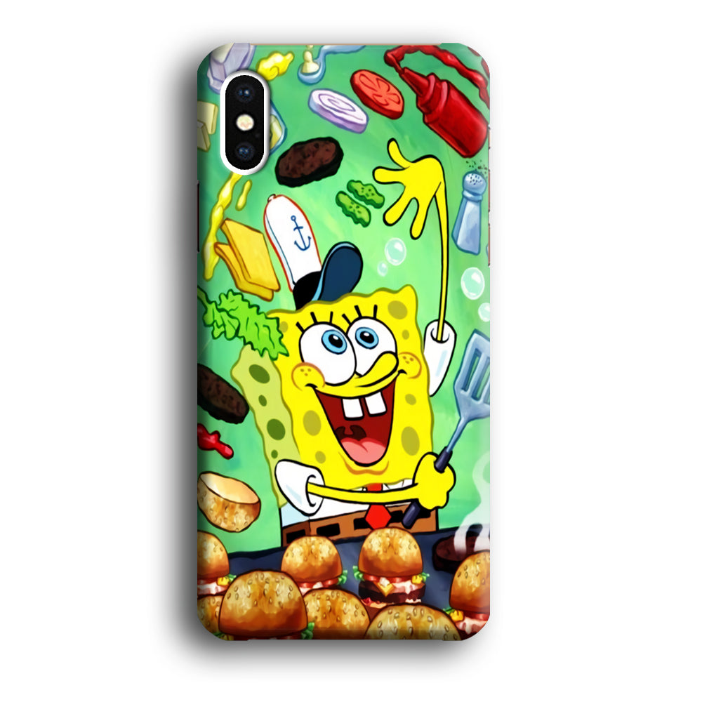 Spongebob Chef job iPhone XS Case