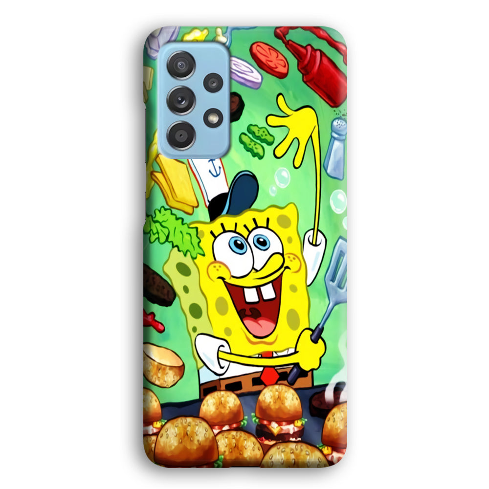 Spongebob Chef job Samsung Galaxy A72 Case