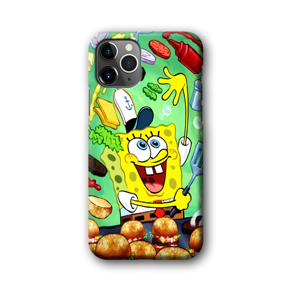 Spongebob Chef job iPhone 11 Pro Case