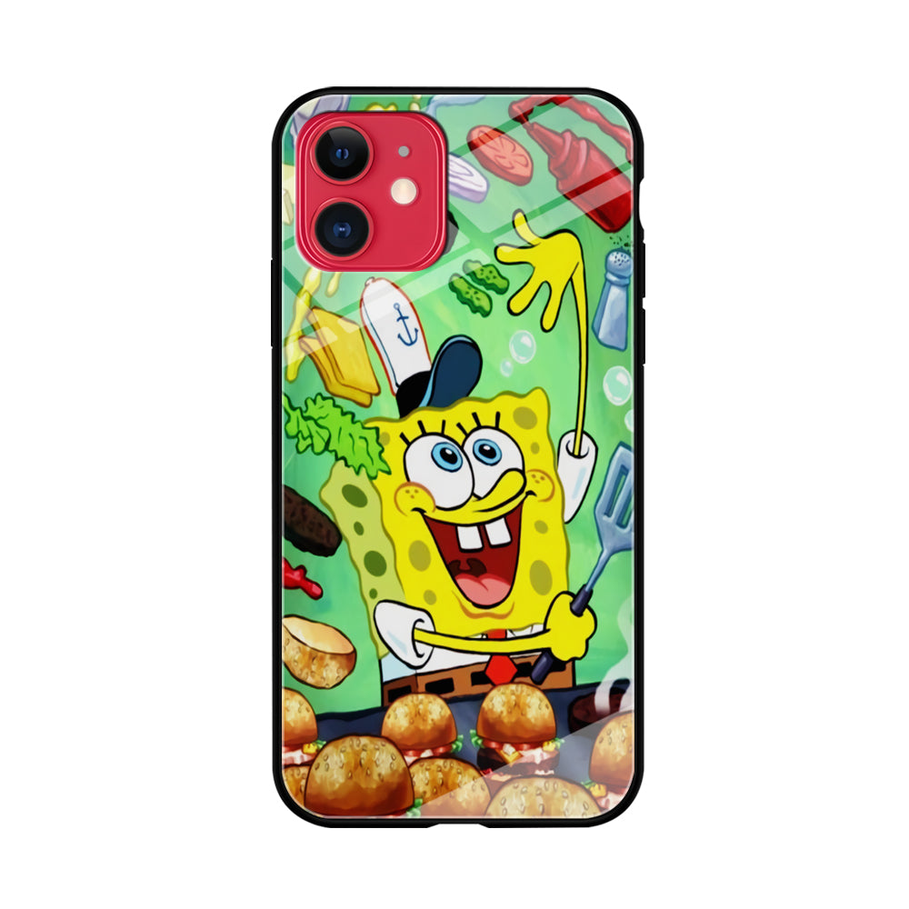 Spongebob Chef job iPhone 11 Case