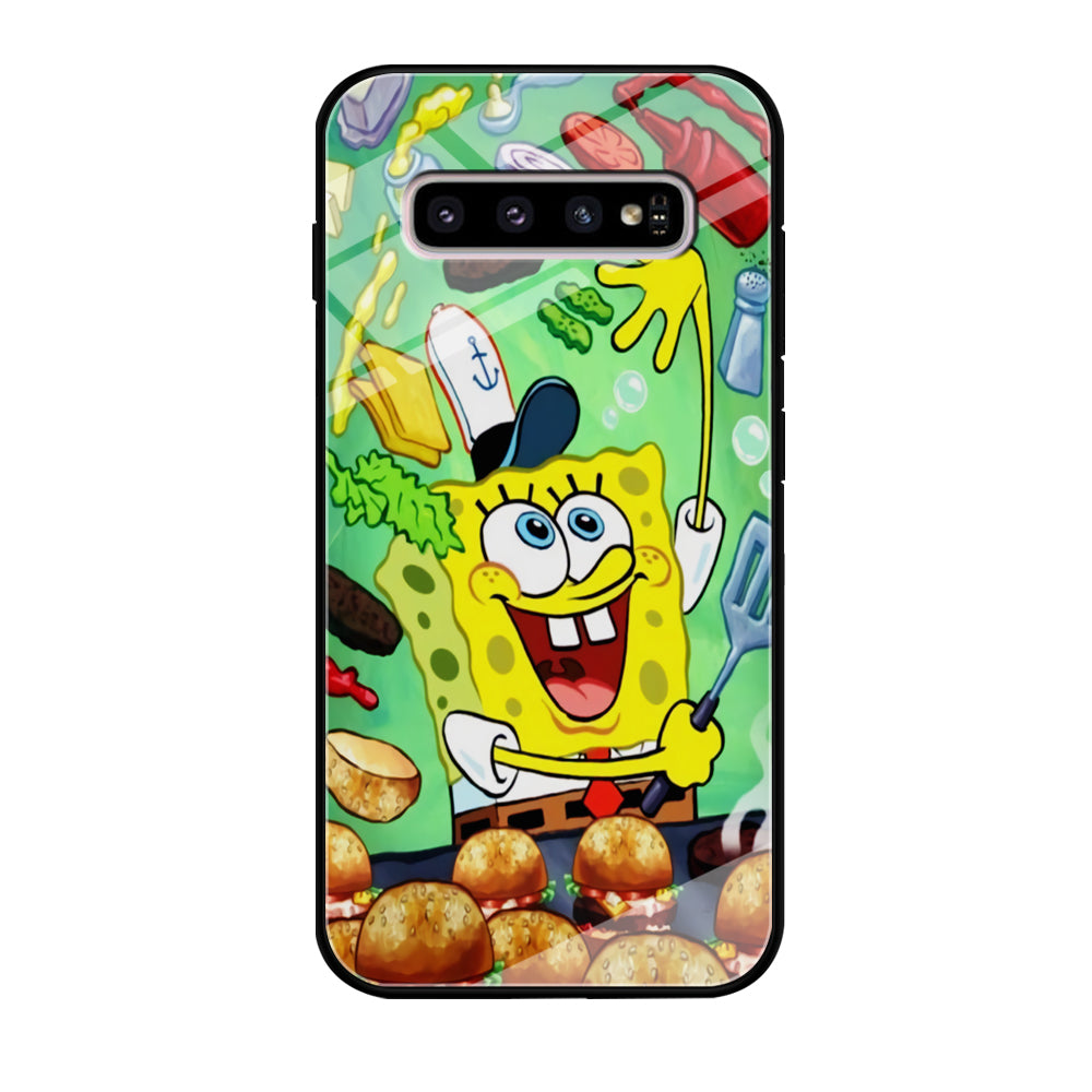 Spongebob Chef job Samsung Galaxy S10 Case