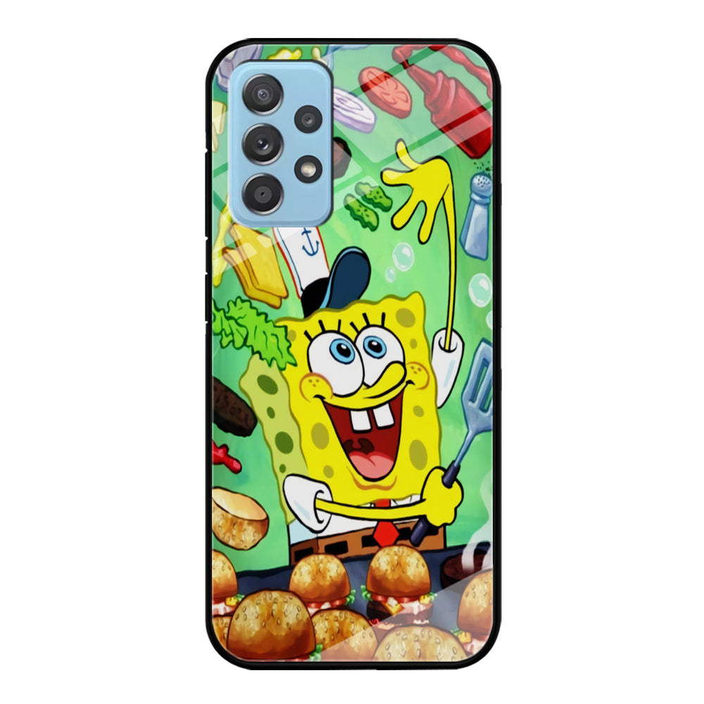 Spongebob Chef job Samsung Galaxy A72 Case