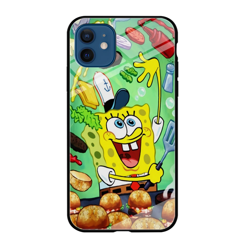 Spongebob Chef job iPhone 12 Case