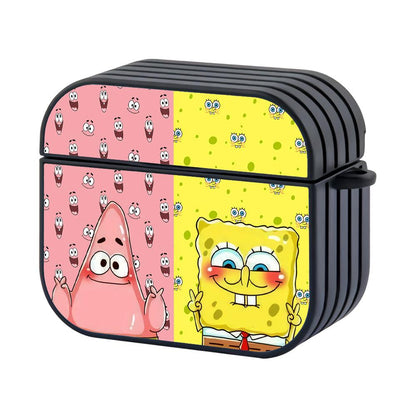 Spongebob Comrade Ups and Downs Apple Airpods 4 Case Black