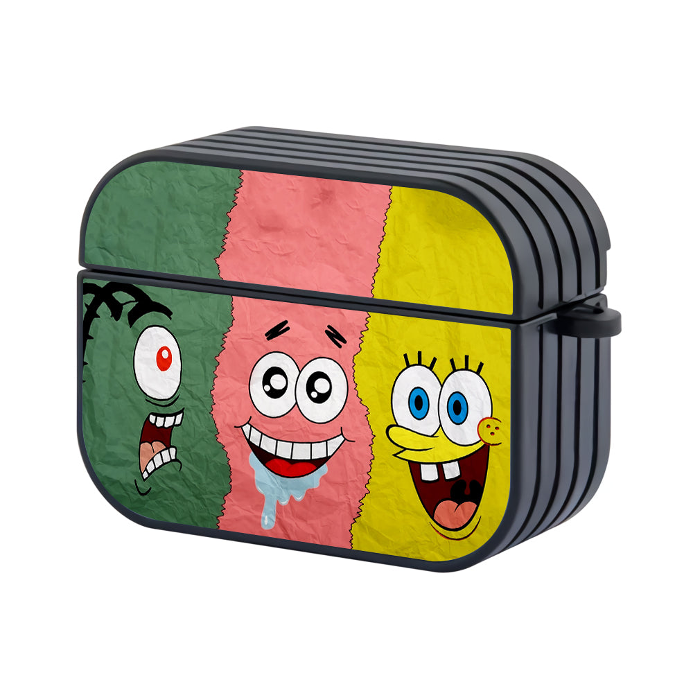 Spongebob Patrick Plankton Face Apple AirPods Pro Case
