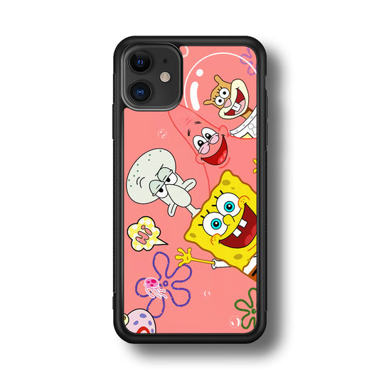 Spongebob With Best Best Friends iPhone 11 Case