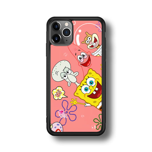 Spongebob With Best Best Friends iPhone 11 Pro Case