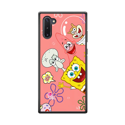 Spongebob With Best Best Friends Samsung Galaxy Note 10 Case