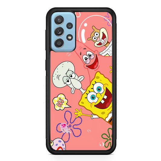 Spongebob With Best Best Friends Samsung Galaxy A52 Case