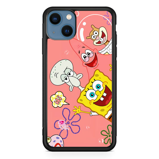 Spongebob With Best Best Friends iPhone 13 Case