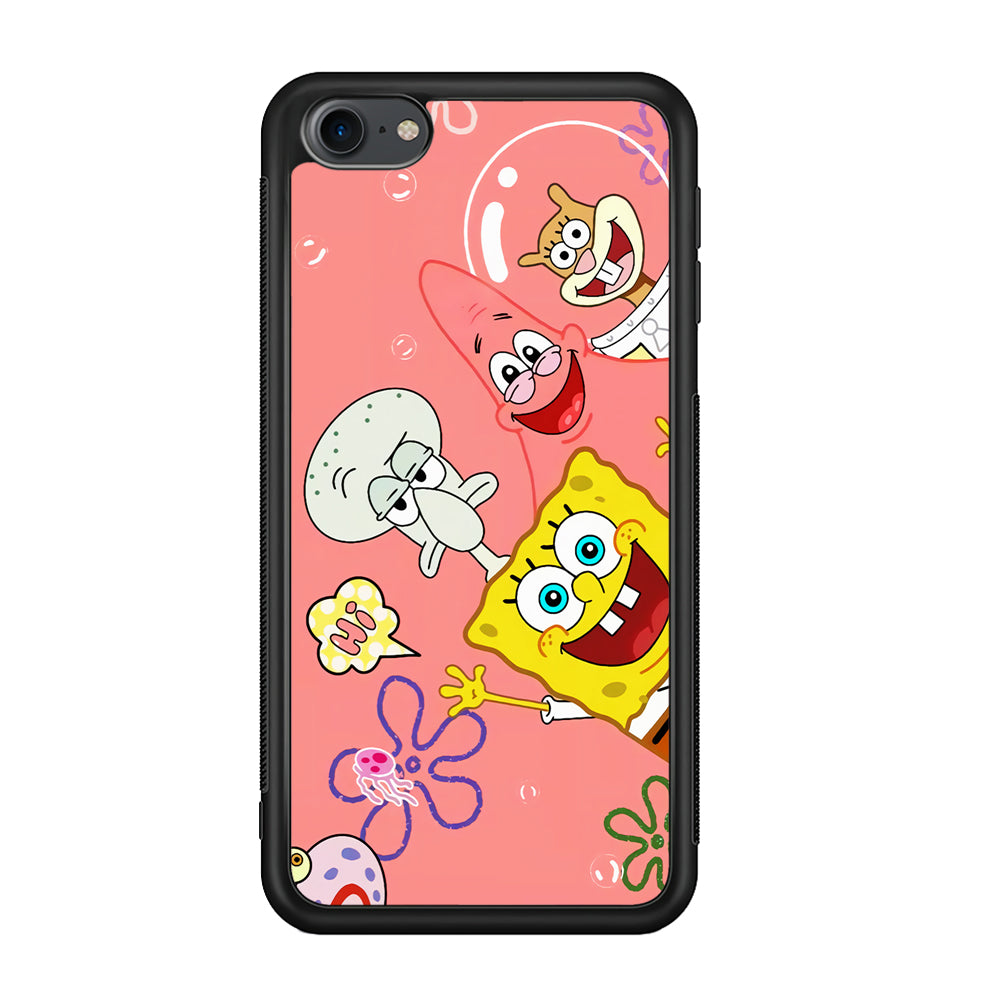 Spongebob With Best Best Friends iPod Touch 6 Case - Carneyforia