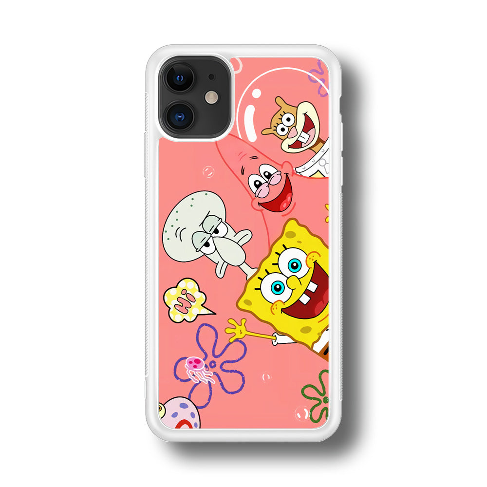 Spongebob With Best Best Friends iPhone 11 Case