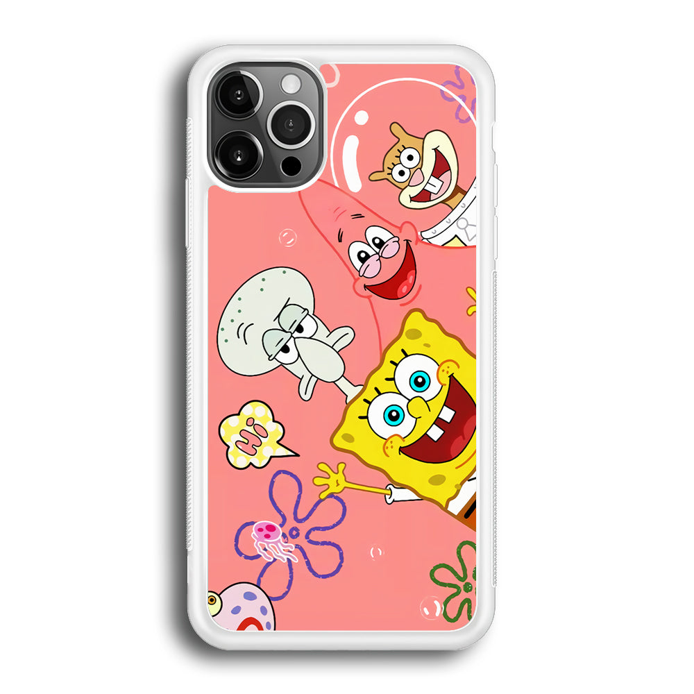 Spongebob With Best Best Friends iPhone 12 Pro Max Case