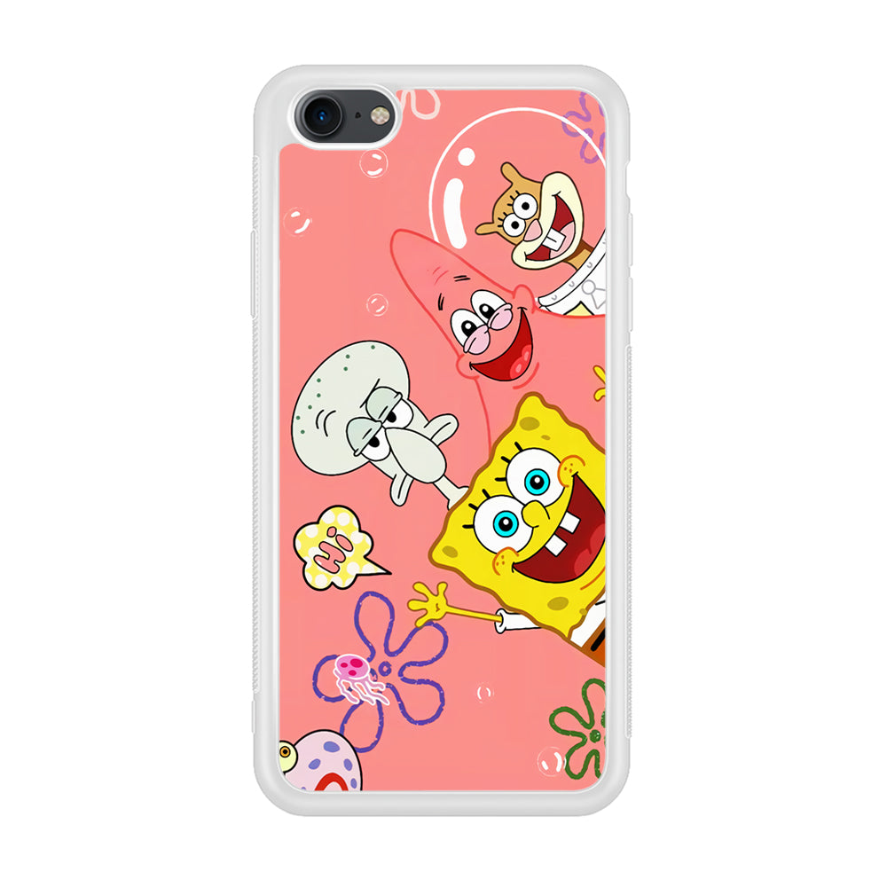 Spongebob With Best Best Friends iPhone 8 Case