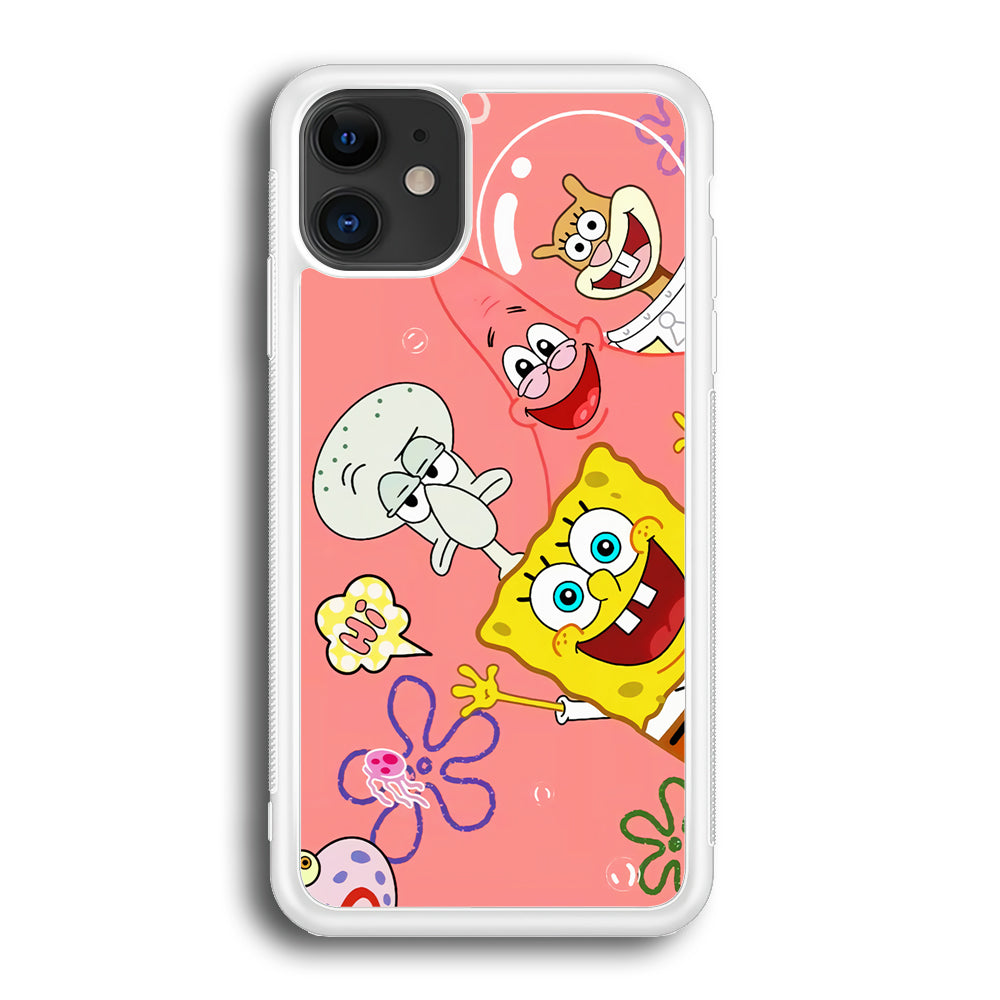 Spongebob With Best Best Friends iPhone 12 Case