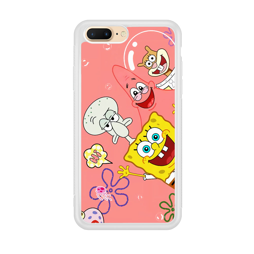 Spongebob With Best Best Friends iPhone 8 Plus Case