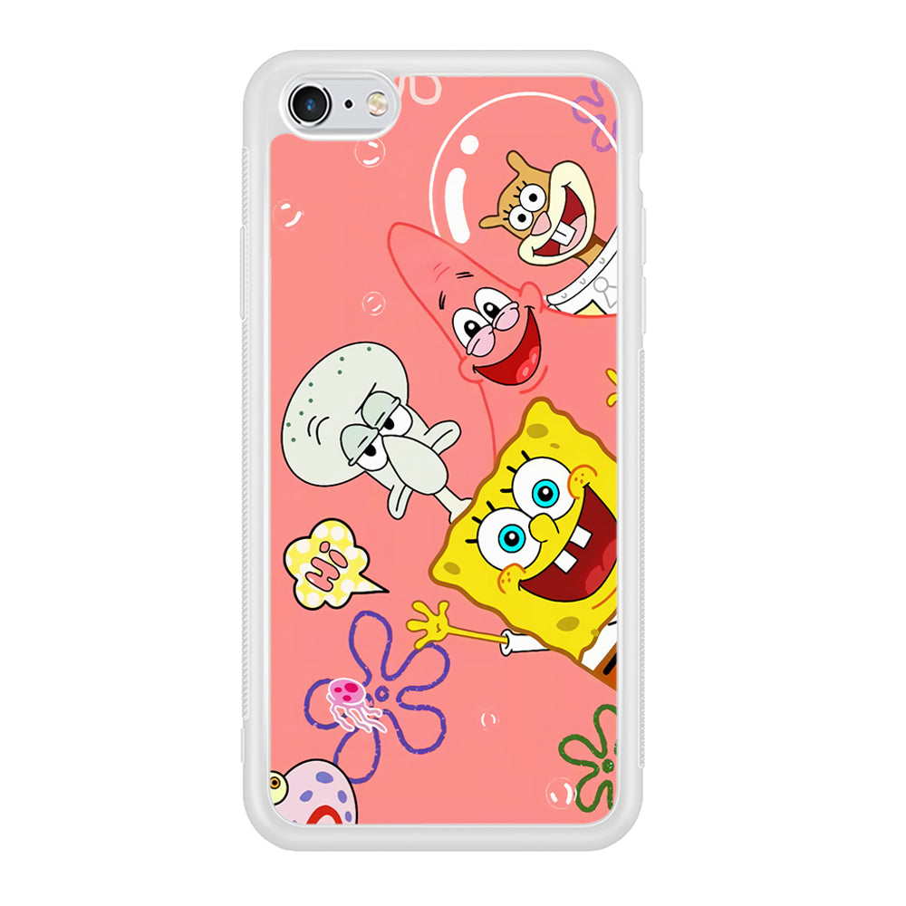 Spongebob With Best Best Friends iPhone 6 Plus | 6s Plus Case