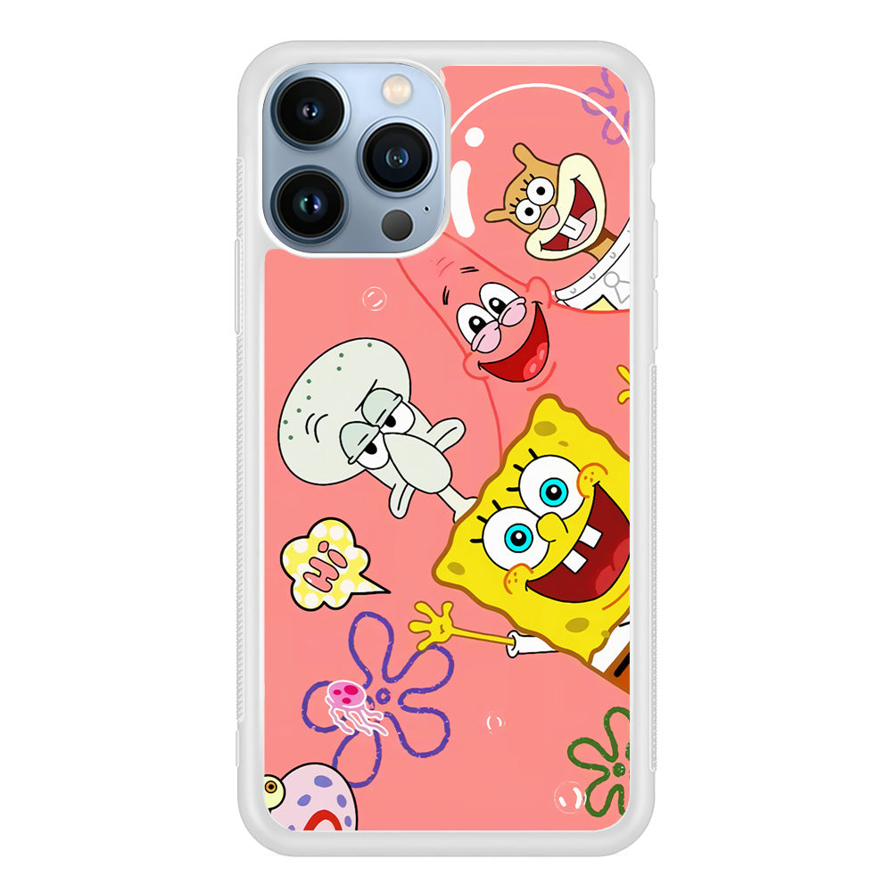 Spongebob With Best Best Friends iPhone 13 Pro Max Case