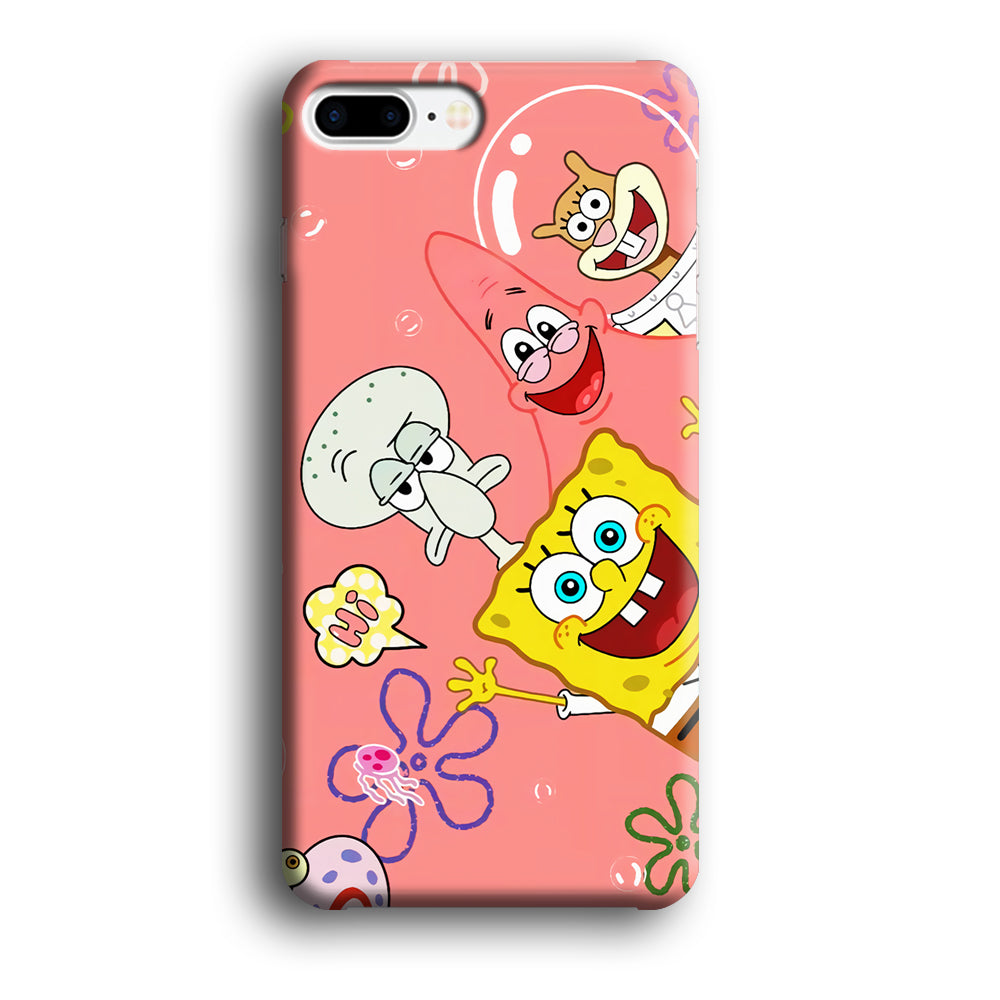 Spongebob With Best Best Friends iPhone 8 Plus Case