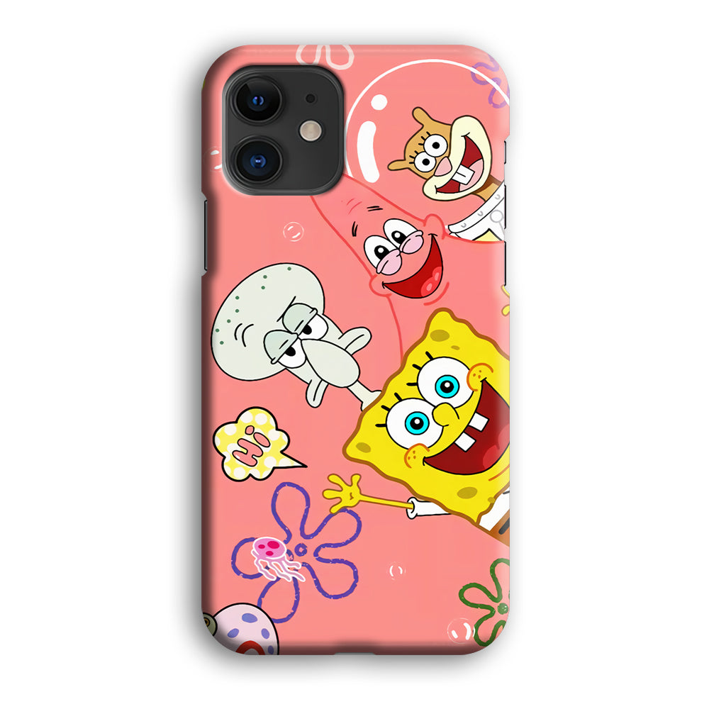 Spongebob With Best Best Friends iPhone 12 Case