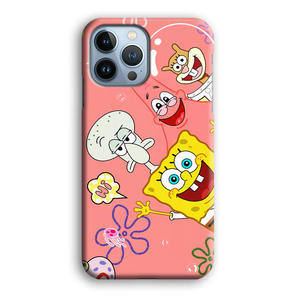 Spongebob With Best Best Friends iPhone 13 Pro Max Case