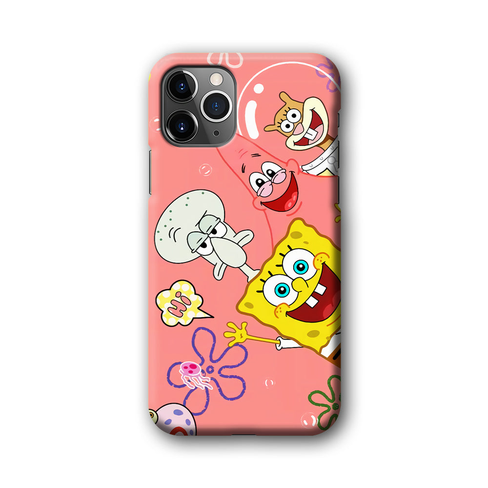 Spongebob With Best Best Friends iPhone 11 Pro Case