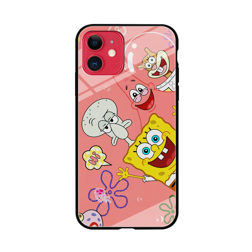 Spongebob With Best Best Friends iPhone 11 Case