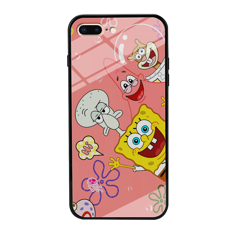 Spongebob With Best Best Friends iPhone 8 Plus Case