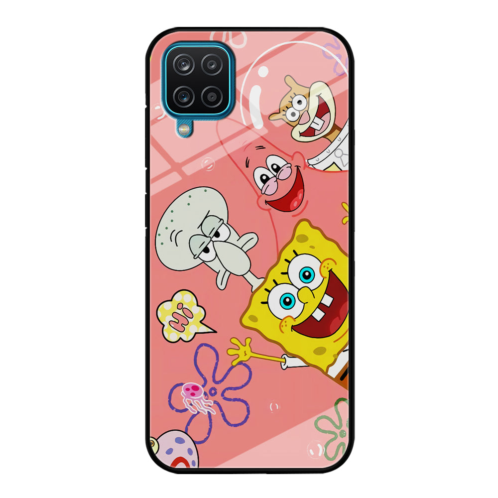 Spongebob With Best Best Friends Samsung Galaxy A12 Case