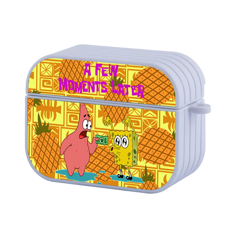 Spongebob and Patrick Fake Ghost Apple Airpods Pro Case White