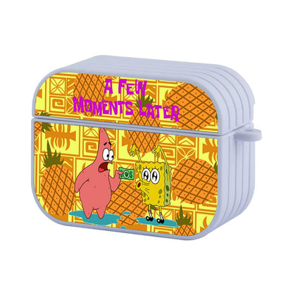 Spongebob and Patrick Fake Ghost Apple Airpods Pro Case White