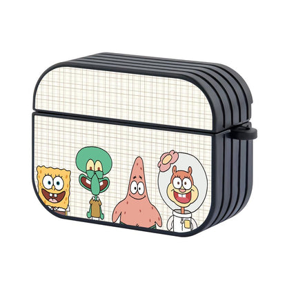 Spongebobs Smile from Deep Sea Apple Airpods Pro Case Black