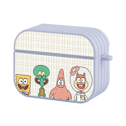 Spongebobs Smile from Deep Sea Apple Airpods Pro Case White