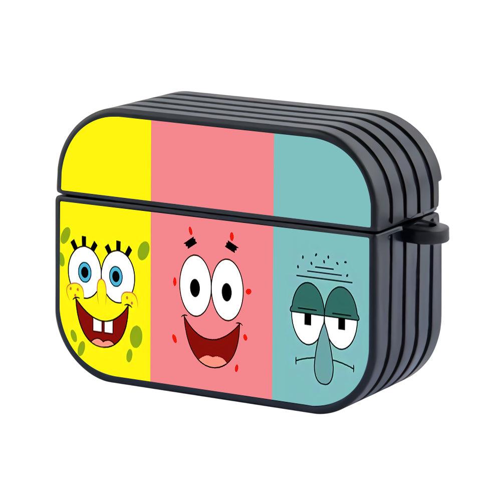 Spongebobs The Neighbour Smile Apple Airpods Pro Case Black
