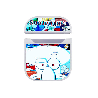 Squidward Collage Apple Airpods Case White