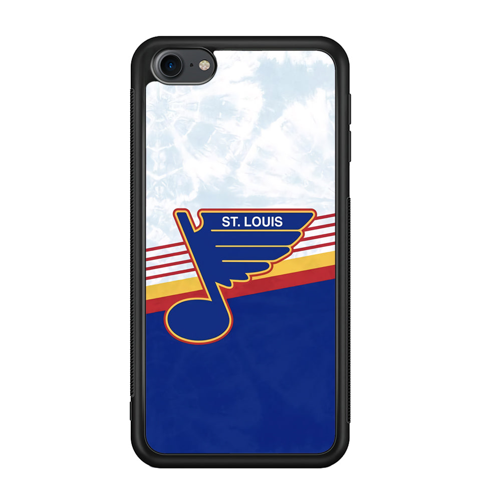 St Louis Blues Team Stripe And Marble iPod Touch 6 Case - Carneyforia